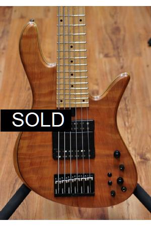 Fodera Emperor Doctorbass Edition 2023 6 string Maple board-Figured Redwood top Fodera Emperor Doctorbass Edition 2023 6 string Maple board-Figured Redwood top